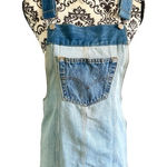 VINTAGE Patchwork Denim Overall Dress Blue Size undefined Photo 0