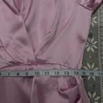 ZARA NWOT Satin Effect Short Pink Dress Size Medium Photo 13