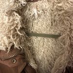 Free People Vintage Shaggy lined bomber Jacket sz small Photo 4