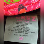 Terez New  hi-shine red bandana sports bra XS Photo 1