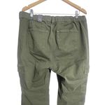 Torrid NEW  Size 1S  14 16 Short Cargo Pants Green Olive Twill Straight Mid Rise Photo 4