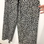 Anthropologie  Leopard Print Off The Shoulder Jumpsuit Small Photo 6