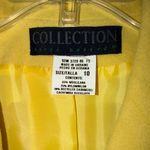 Collection B Women's Vibrant Yellow Suit Jacket Size 10 Photo 1