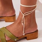 Free People  Waiting For Summer Anklet - Ivory Photo 0