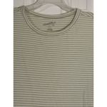 Universal Threads 🩵🩵Universal Thread Women's Short Sleeve T-Shirt, Green/White Striped, Large🩵🩵 Photo 1