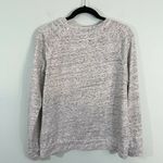 Lou & grey  Women's Space Dyed Grey Terry Raglan Semi-sheer Top Size M Photo 9