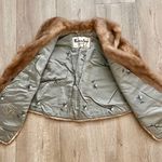 Kessler Vtg  Fur Wrap Shrug Stole Cape W/ Pocket Jacket Nature Brown Mink Mint Photo 1