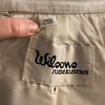 wilson's leather Vintage Genuine Leather Mini Skirt Cream Wilsons Suede & Leather 8 Photo 2