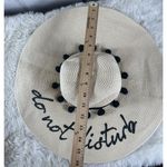 Coastalista Floppy Brim Hat One Size‎ ‘do Not Disturb’ Beach Vacation Relax Photo 6