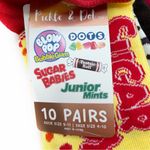 Tootsie Roll Candy Womens No Show Socks Sugar Daddy Junior Mints Blow Pop Gift Pink Photo 1