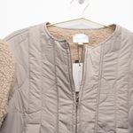 Line and Dot . Milan Sherpa Puffer Jacket | Padded Teddy Coat Cream NWT Photo 7