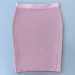 Jonathan Simkhai antique rose ribbed-knit pencil skirt size S small Photo 7