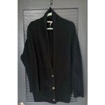 Free People XS Black Eucalyptus Cardigan Sweater Photo 5