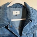 7 For All Mankind denim lustre midi dress size small in valentine Photo 5