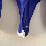 EXPRESS Satin Jacquard Tie Front Thong Bodysuit Photo 9