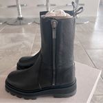 Jimmy Choo Bay Flat Chunky Leather Boots Black, Size EU 36.5 NEW Retail $1050 Photo 9