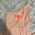 Show Me Your Mumu Eliza One Shoulder Pink Chiffon Bridesmaid Dress Size XS NWT Photo 4
