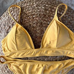 Sisstrevolution Yellow Bikini Set Two Piece Sexy Triangle Medium Photo 3