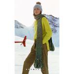 Anthropologie Sweater Size XS Bia Mock Neck Tunic Balloon Sleeve Lime Photo 1