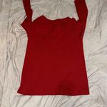 Pure Jill J Jill Sweater Size Medium Boat Neck‎ Red with Decorative Pockets Photo 6