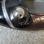 HOGAN Italy Dark Plum/ Black Patent Leather Ballet Flats US Sz 7.5 EU 37.5 Purple Photo 4