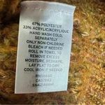 Something Navy  Brown Long Sleeve cozy sweater 
size Medium Photo 4