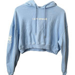 Call her daddy  I am Unwell Cropped Hoodie Blue Medium Photo 0