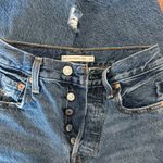 Levi's  501 Faded Distressed Ribcage Straight Ankle Jeans Inseam 26" Size 24 Photo 1