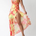 Rumored Just Like Heaven Maxi Dress Yellow Size XS Photo 4