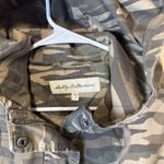 Sebby  Hooded Jacket Lightweight Camo Cinch Waist Size S full zip Photo 2