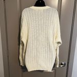 American Weekend Woman's Cream White Sweater Size 22W Photo 2