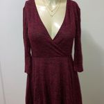 Kimchi Blue fits like medium burgundy red fit and flare dress open cut size tag Photo 0