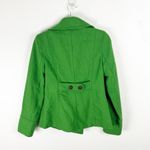 Old Navy  Green Wool Blend Double Breasted Lined Long Sleeves Pea Coat Small Photo 1