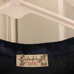 Free People Intimately Navy Blue Velvet Babydoll Tee Small Photo 5