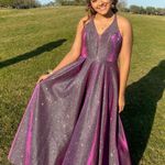 JVC purple holographic dress new never worn out Photo 2