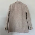 Loft Double Breasted Blazer Coat with Pearl Buttons Neutral Size 4 NWT Photo 7