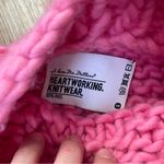 I Love Mr Mittens Pink Chunky Wool Sweater size small Photo 4