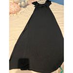 Go Coco Women's Black Ruffle Maxi Dress Size L Party/Cocktail Size L Photo 2