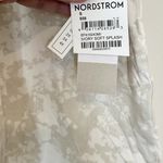 BP NWT by Nordstrom High Waist Bike Shorts in Ivory Soft Splash - Small Photo 4