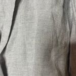 Eileen Fisher  metallic grey Organic Linen Fitted Shaped Blazer Sz 3X  $298 Photo 2