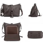 Montana West  Soft Leather Brown Western Style/Boho style Satchel/crossbody Photo 3