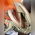 Calvin Klein desert sage Garnet Triple Compartment Zipper Satchel 2-in-1 NWT$188 Photo 8