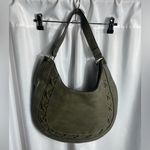HAYDEN HARNETT SAVANNAH HOBO Deep Green Satchel Shoulder Bag Purse Faux Leather Photo 0