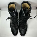 Justin Boots Justin Vintage 1990s Diamond J Lace Up Kiltie Roper Boots Photo 2