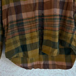 Madewell SALE! FALL CLEARANCE  autumn colors plaid flannel style long sleeve top Photo 2
