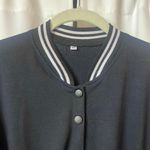 New Kawaii Navy Blue Button Up School Girl Short Sleeve Dress Size M Photo 5