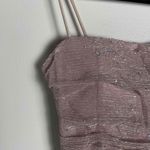 Lulus New  Women's XS Spaghetti Strap Pink Bodycon Ruched Mini New Years Dress Photo 2