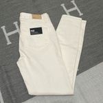 Paige 💙NEW Hoxton Ankle High Rise Skinny in Ivory Photo 0