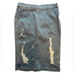 frame denim Le High Pencil Cotton-Blend Skirt Photo 1