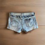 Decree  Jean Shorts Womens Size 11 Blue Cut Off Jeweled Studded Distressed Booty Photo 1